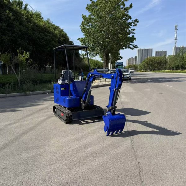 ME15 electric excavator side view