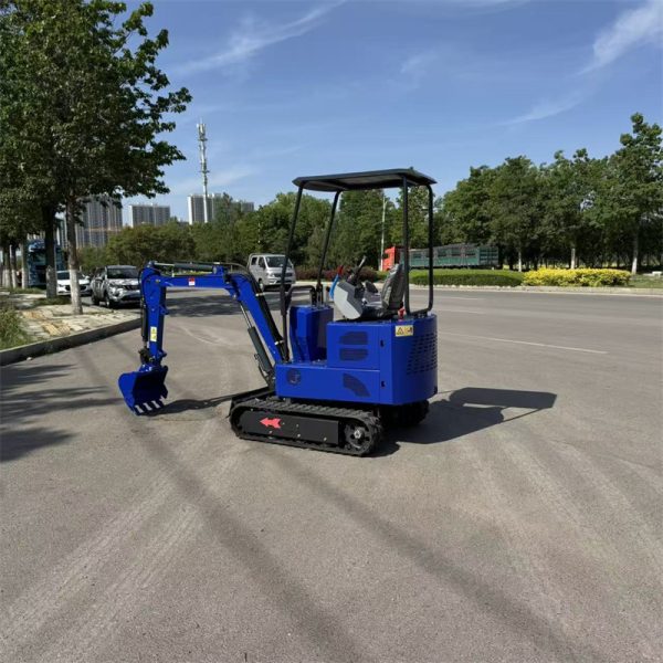 ME15 electric excavator front view